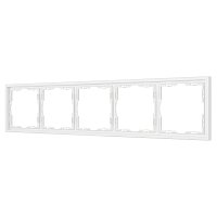 Рамка пластиковая FRM-NOBE-SFPL-5-WH (Arlight, -)