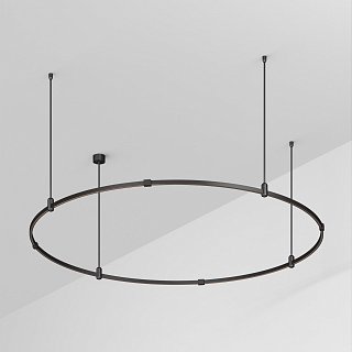 Основание ART-APRIORI-ROUND-ROD-400-R1500 (BK) (Arlight, IP20 Металл, 3 года)