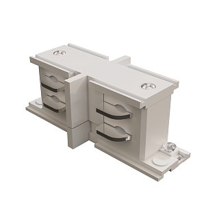 Коннектор прямой внутренний Trinity белый