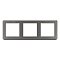 Рамка пластиковая FRM-VERSA-PL-3-GR (Arlight, -)