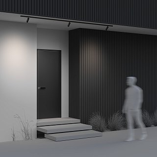 Уличный трековый светильник Focus Led Exility IP 4000К 15Вт 36° черный