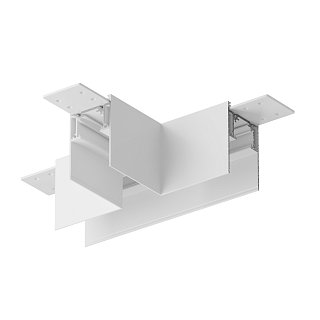 Коннектор Т-образный Gravity накладной белый