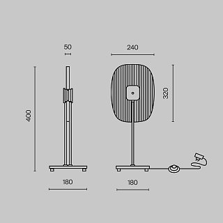 Настольный светильник Eclipse 3000К 6Вт
