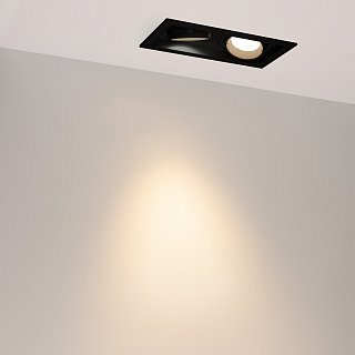 Светильник MS-VORTEX-BUILT-S210x117-2x20W Warm3000 (BK-BK, 40 deg, 230V) (Arlight, IP20 Металл, 5 лет)