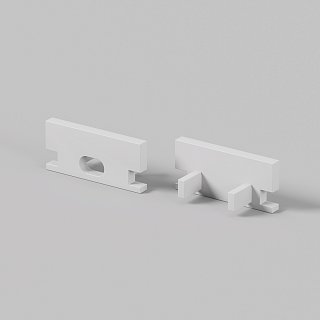 Комплект заглушек (для профиля ALM-1908-S-2M) 2 шт.