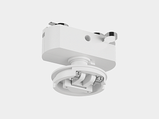 Крепление сменное М2 для светильников MINI VILLY, трековое однофазное, цвет Белый, MINI-VL-M2-WH