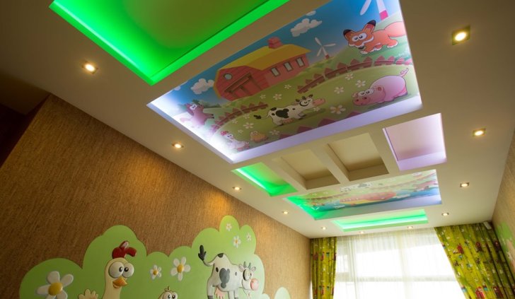 Детская с многоцветной светодиодной подсветкой