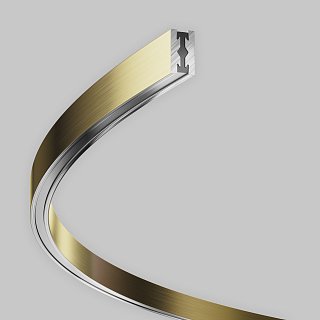 Шинопровод круглый из полукругов 1800мм Flarity латунь