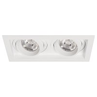 Светильник MS-VORTEX-BUILT-S210x117-2x20W Day4000 (WH-WH, 40 deg, 230V) (Arlight, IP20 Металл, 5 лет)