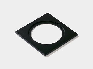 Рамка для MINI COMBO, квадратная, черная алюминиевая, MINI-COMBO-S1-BL