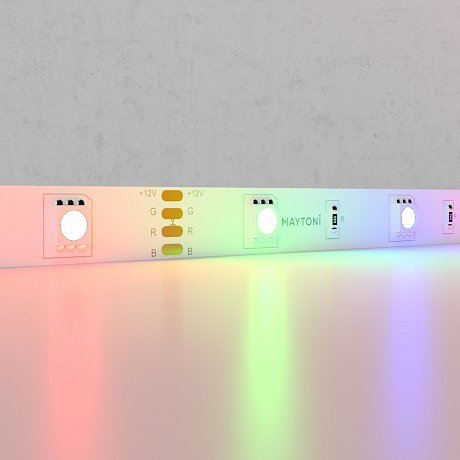 Светодиодная лента 12В 5050 7,2Вт/м Цветная (RGB) 5м IP20