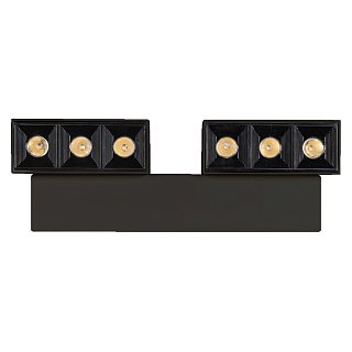 Светильник SP-LEGACY-S200x85-2x6W Warm3000 (BK, 16 deg) (Arlight, IP20 Металл, 3 года)
