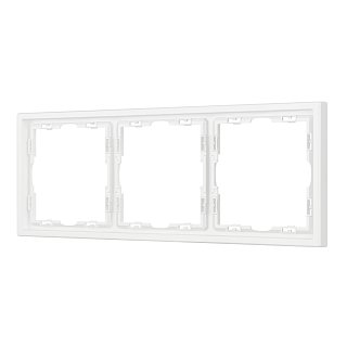 Рамка пластиковая FRM-NOBE-SFPL-3-WH (Arlight, -)