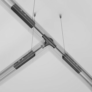 Коннектор питания Т-образный Exility черный