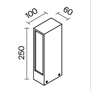 Ландшафтный светильник Hof 3000К 6Вт IP 65