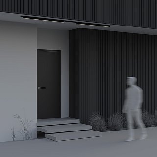 Уличный трековый светильник Basis Exility IP 3000К 30Вт 120° черный