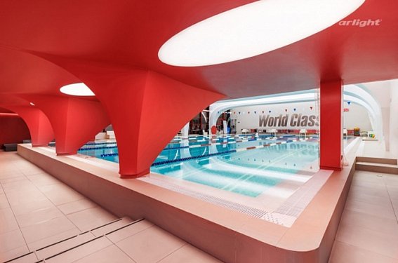 Освещение в фитнес клубе