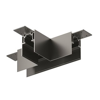 Коннектор Т-образный Gravity накладной черный