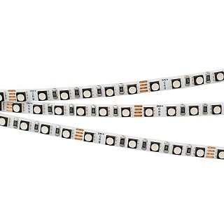 Светодиодная лента MINI-120-24V RGB 5mm (3535, 5m, LUX) (Arlight, 8 Вт/м, IP20)