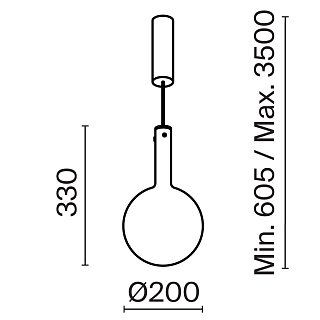Подвесной светильник Nebula 3000К 4Вт