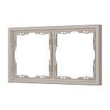 Рамка пластиковая FRM-NOBE-SFPL-2-CA (Arlight, Кашемир)