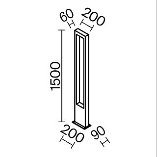 Садово-парковый светильник Bonn 3000К 20Вт IP 65