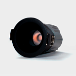 Светильник встраиваемый 7Вт 55° IP65 черный 3000К поворотный RC-D52-7-BL-WW65