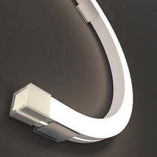 Гибкий неон 16x16 24В 10Вт/м 4000K IP67 10м (боковой изгиб)