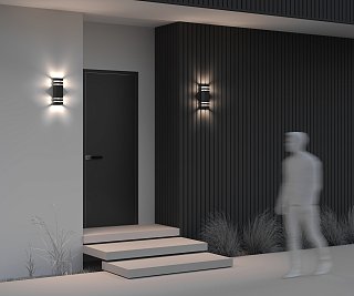 Настенный светильник (бра) Unter den Linden E27х2 60Вт IP 54