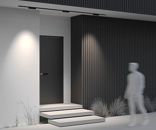 Уличный трековый светильник Points Exility IP 4000К 12Вт 36° черный