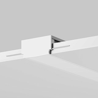 Алюминиевый профиль встраиваемый скрытого монтажа 61x14 (Серебро, 3 м), ALM-011-S-3M 636009