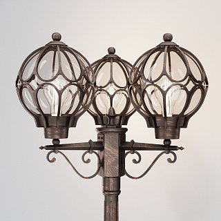 Садово-парковый светильник Via E27х3 60Вт IP 44