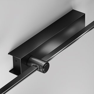 Основание настенное Wall для блока питания с вводом питания Flarity черный