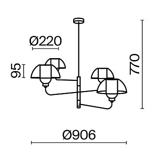 Подвесной светильник Memory E14х4