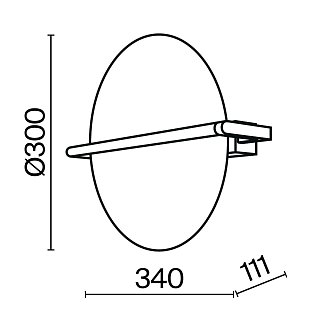 Настенный светильник (бра) Mira 3000К 14Вт