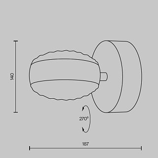 Настенный светильник (бра) Mind 3000К 10Вт