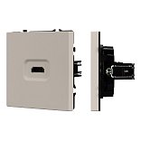 Механизм HDMI розетки SCT-NOBE-MHD1-SFPL-CA (Arlight, Кашемир)