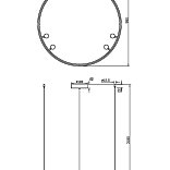 Подвесной светильник Satellite 3000-4000К 40Вт