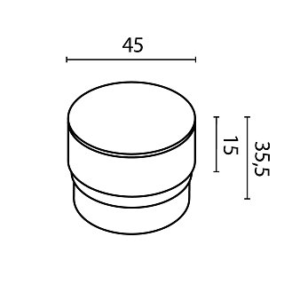 Матовый рассеиватель для Focus Led 5Вт