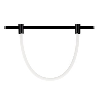 Светильник ART-APRIORI-TUBE-ELASTIC-R38-L1000-8W Day4000 (BK, 360 deg, 48V) (Arlight, IP20 Металл, 3 года)