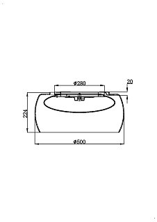 Потолочный светильник Solen 3000К 16Вт