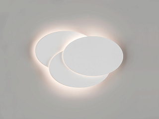 Светильник настенный GW O-SHADE белый, GW-6809R-12-WH-WW