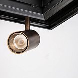 Светильник трековый для низковольтного трека SY Латунь, SY-601201-BR-10-36-NW