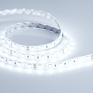 Светодиодная лента RTW 2-5000SE 24V Cool 2x (5060, 300 LED, LUX) (Arlight, 14.4 Вт/м, IP65)