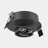 Крепление сменное М4 для светильников MINI VILLY, поворотное встраиваемое, цвет Черный, MINI-VL-M4-BL