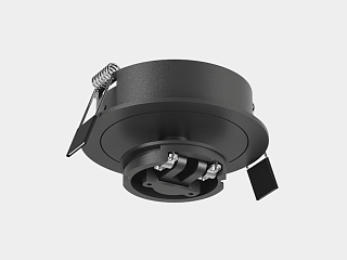 Крепление сменное М4 для светильников MINI VILLY, поворотное встраиваемое, цвет Черный, MINI-VL-M4-BL