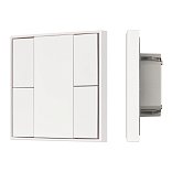 INTELLIGENT ARLIGHT Кнопочная панель KNX-301-22-4-SH-IN White (BUS, Frame) (IARL, IP20 Пластик, 3 года)
