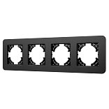 Рамка алюминиевая FRM-AKIRY-SFAL-4-BK (Arlight, -)