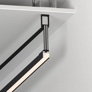 Профиль SL-LINE-2522-2500 BLACK (Arlight, Алюминий)