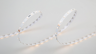 Светодиодная лента LUX, 3528, 60 LED/м, 4,8 Вт/м, 24В, IP33, Теплый белый (2700K), DSG360-24-WW-33